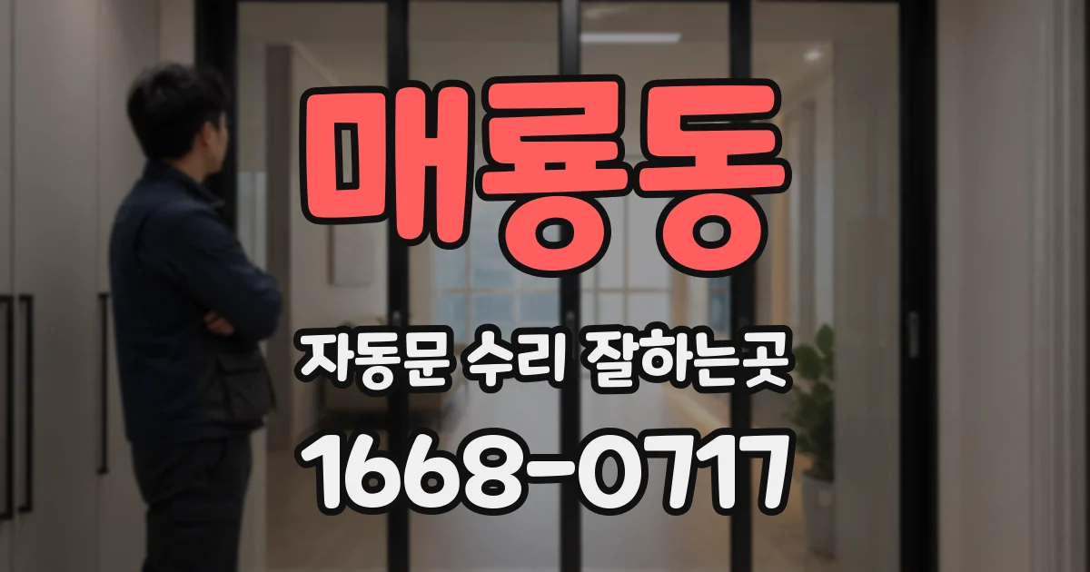 매룡동 자동문 수리 잘하는곳