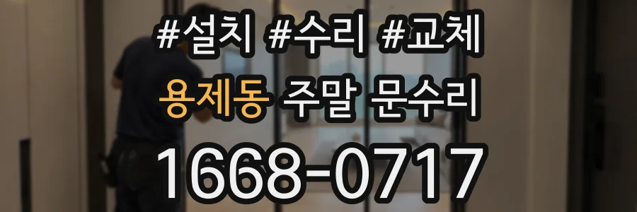용제동 주말 문수리