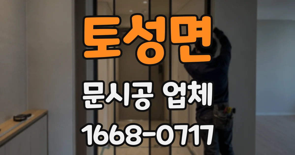 토성면 문시공 업체