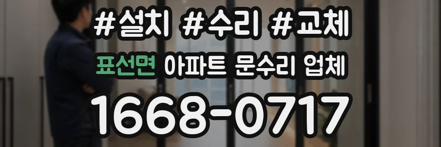 표선면 아파트 문수리 업체