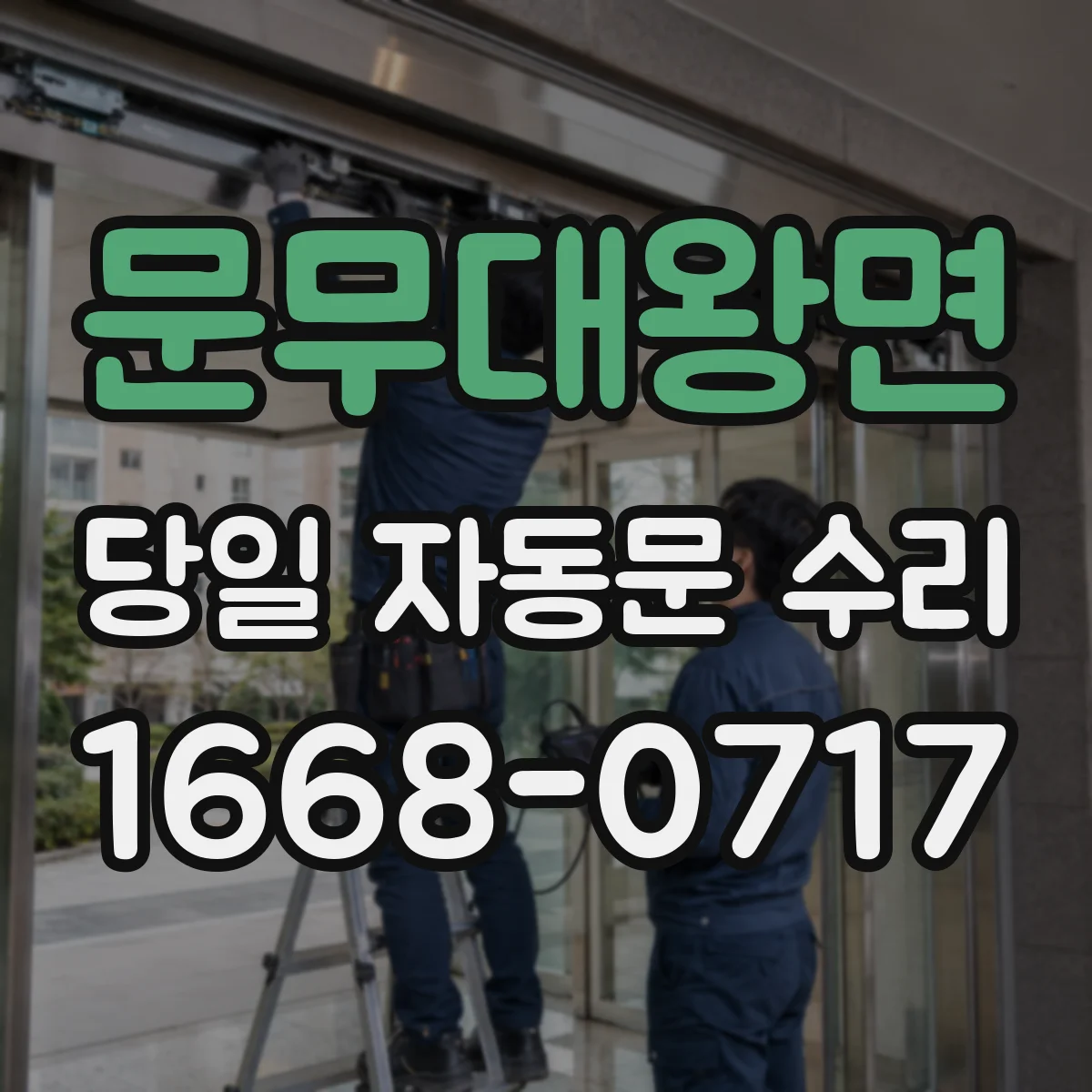 문무대왕면 당일 자동문 수리