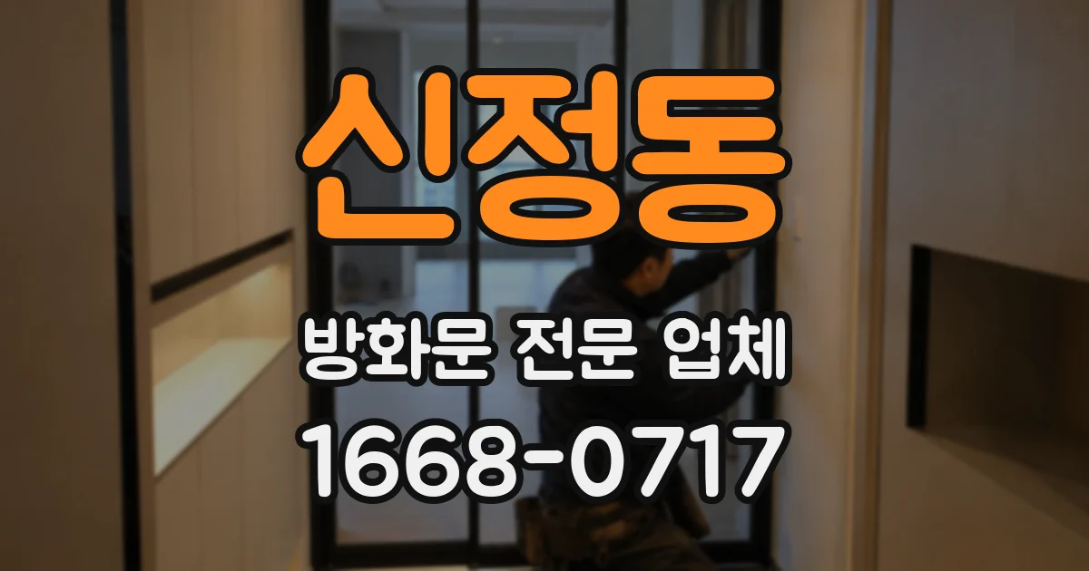 신정동 방화문 전문 업체