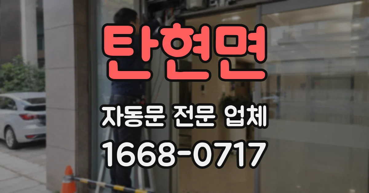 탄현면 자동문 전문 업체