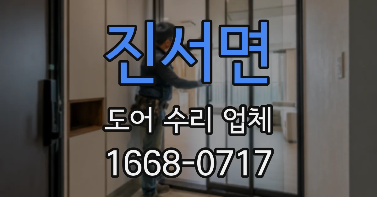 진서면 도어 수리 업체