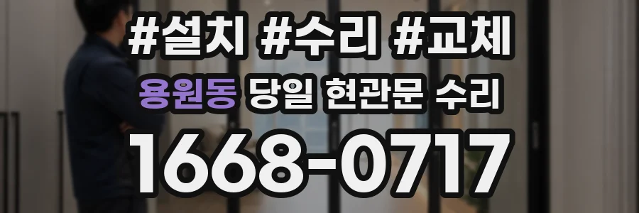 용원동 당일 현관문 수리
