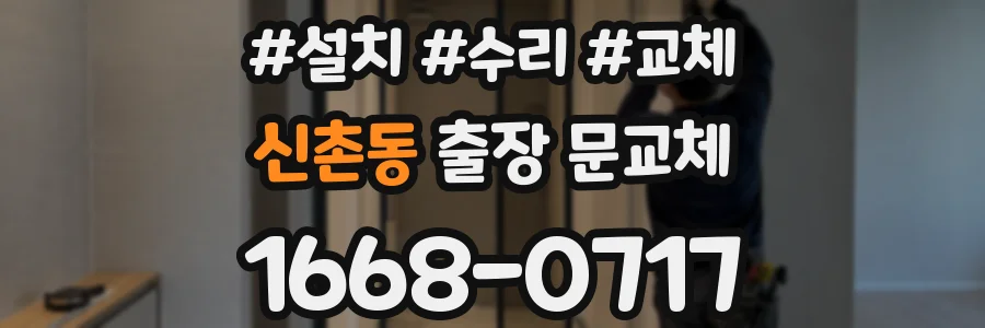 신촌동 출장 문교체