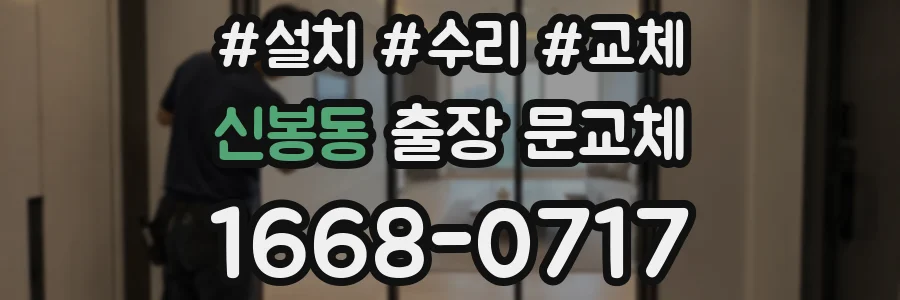 신봉동 출장 문교체