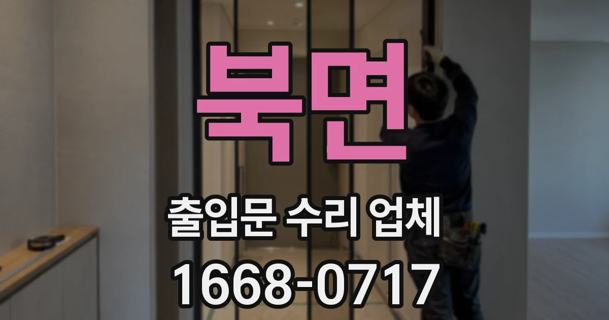 북면 출입문 수리 업체