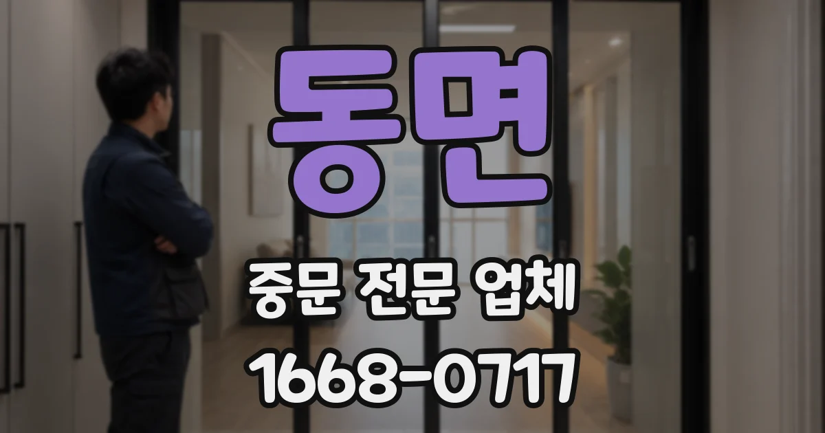 동면 중문 전문 업체