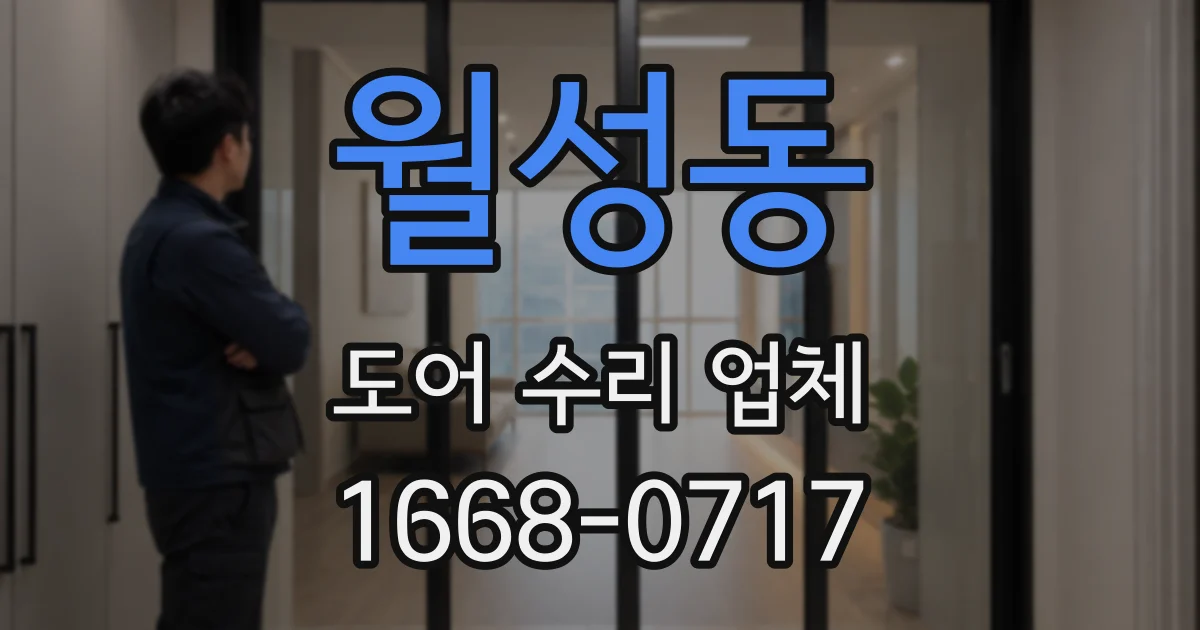 월성동 도어 수리 업체