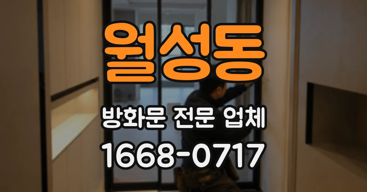 월성동 방화문 전문 업체