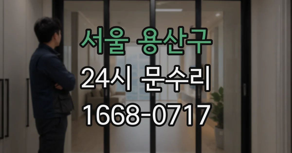 서울 용산구 24시 문수리