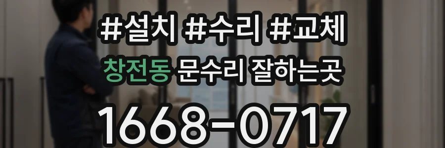 창전동 문수리 잘하는곳