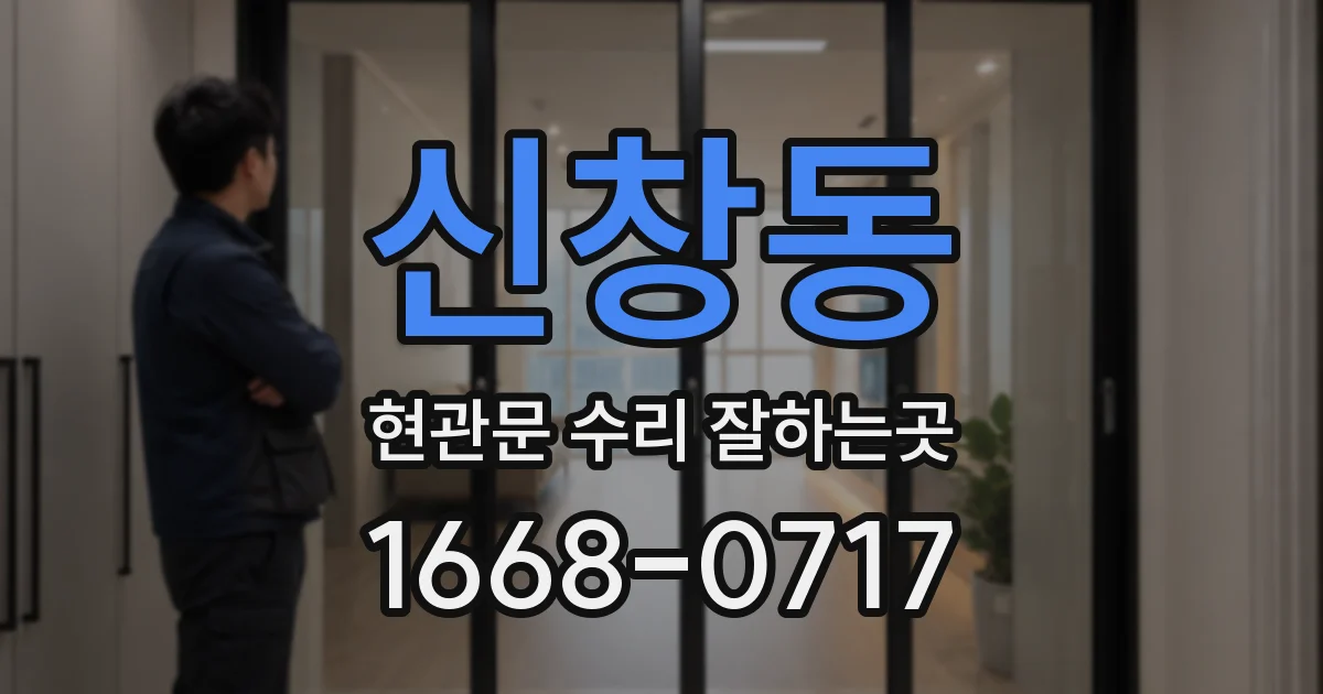 신창동 현관문 수리 잘하는곳