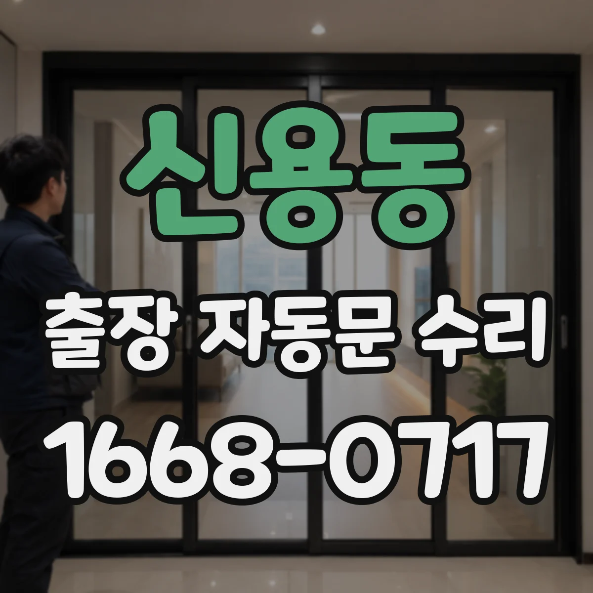 신용동 출장 자동문 수리