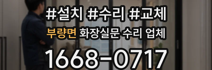 부량면 화장실문 수리 업체
