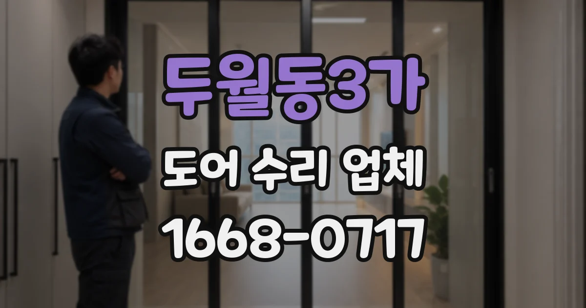 두월동3가 도어 수리 업체