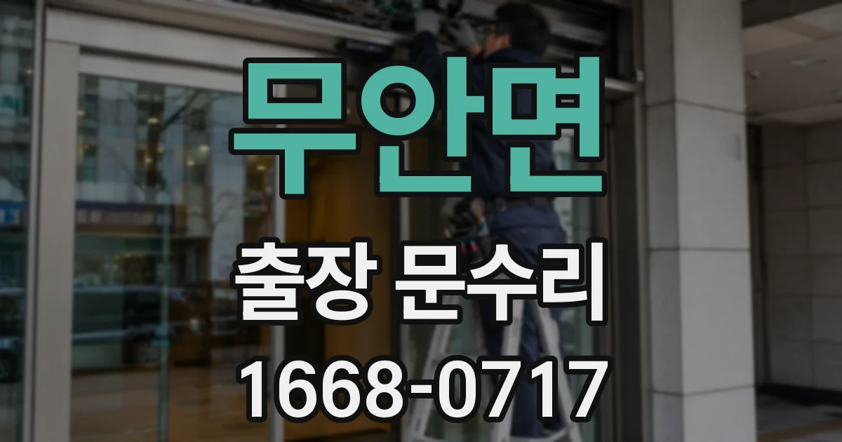 무안면 출장 문수리