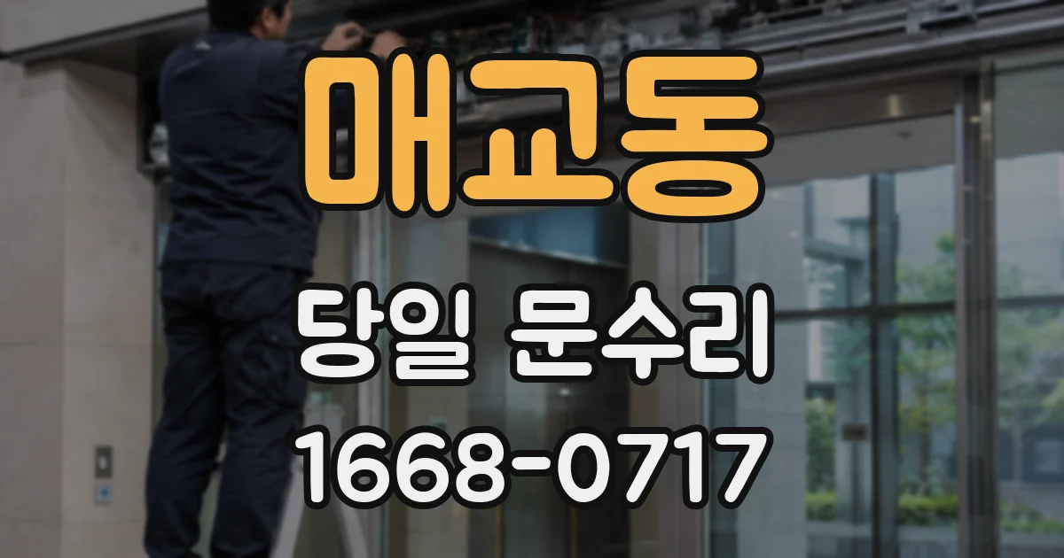 매교동 당일 문수리
