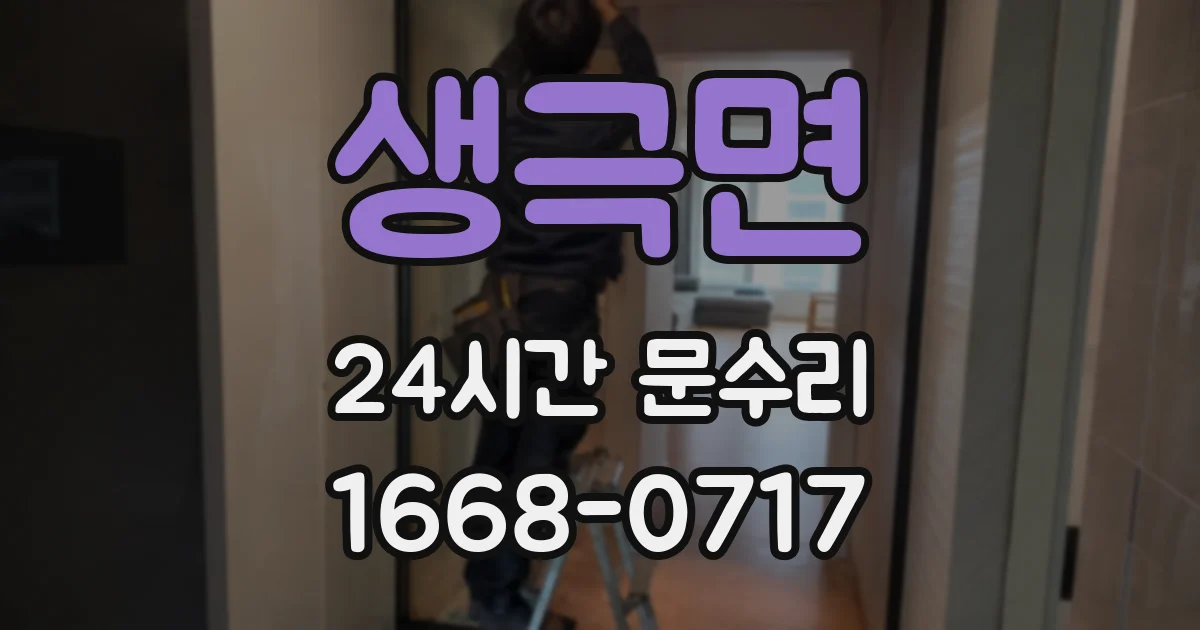 생극면 24시간 문수리