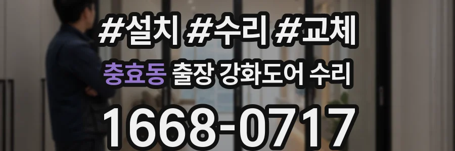 충효동 출장 강화도어 수리