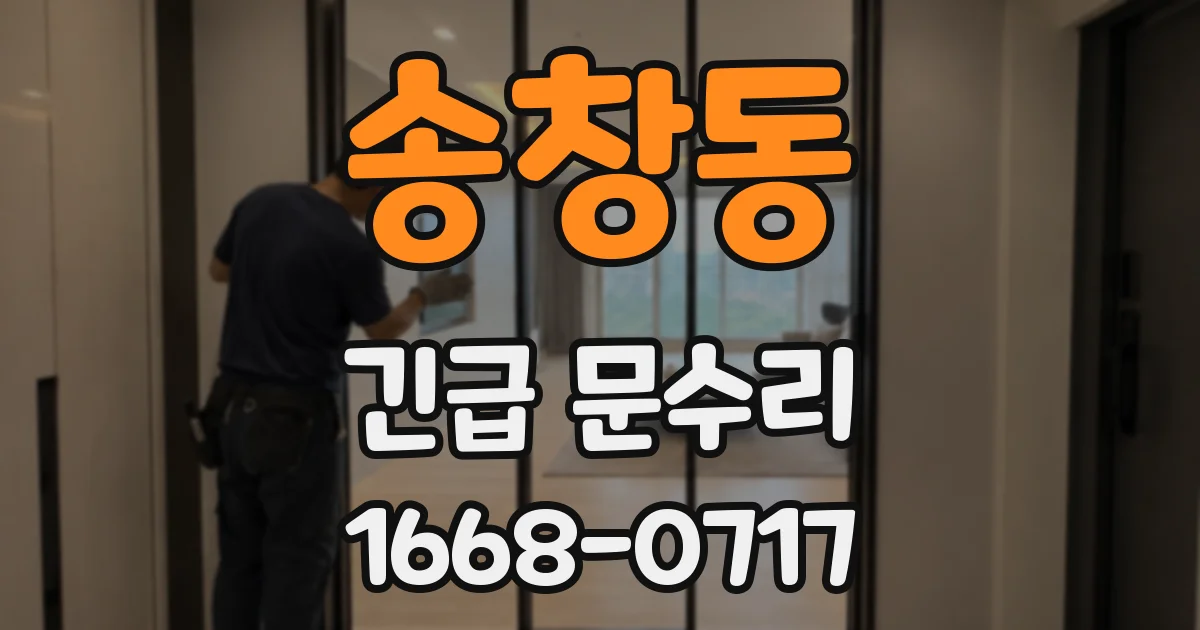 송창동 긴급 문수리