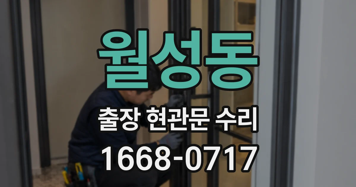 월성동 출장 현관문 수리