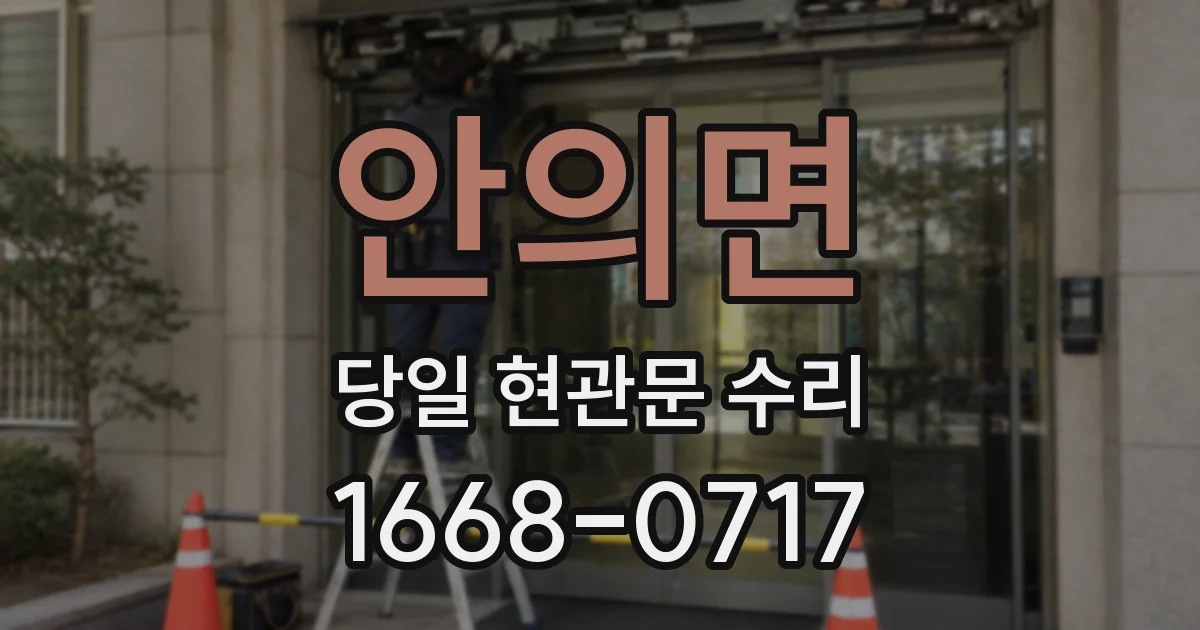 안의면 당일 현관문 수리