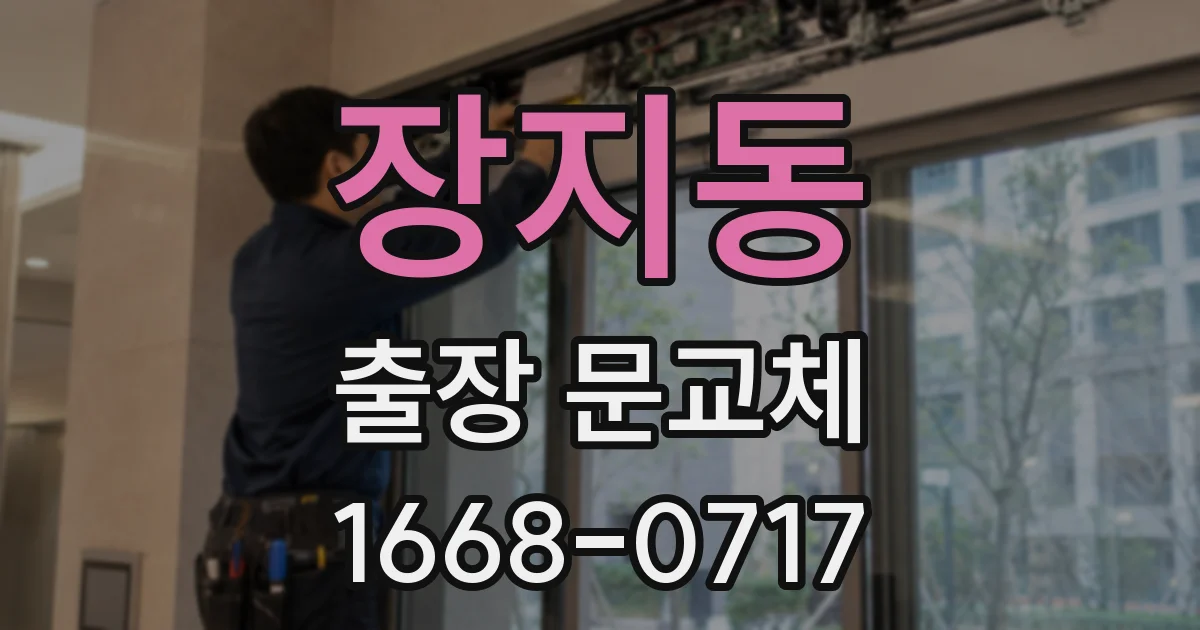 장지동 출장 문교체
