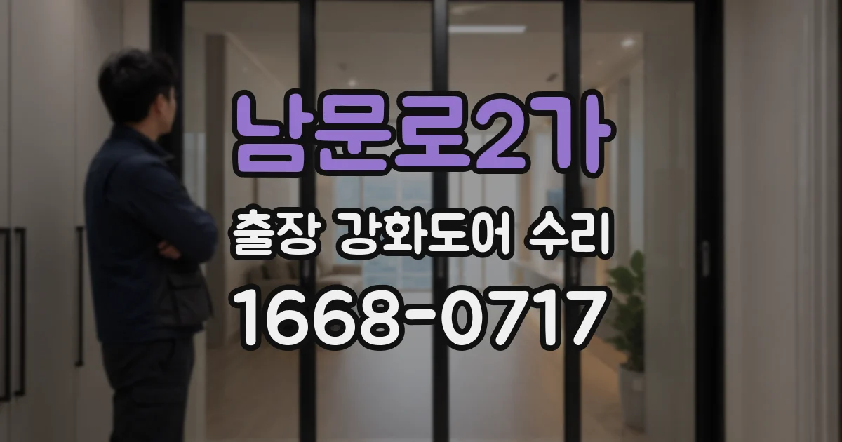 남문로2가 출장 강화도어 수리