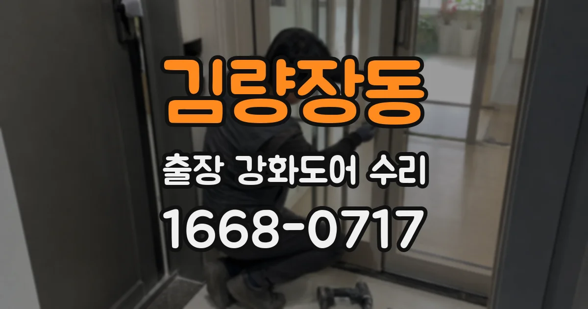 김량장동 출장 강화도어 수리