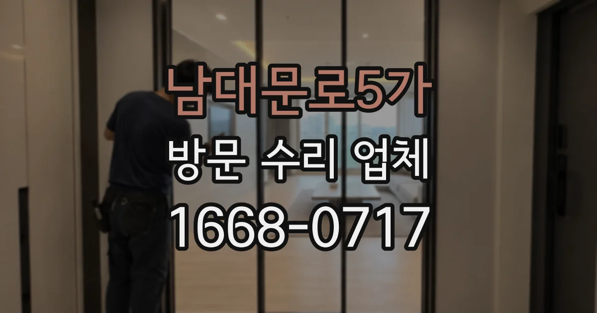 남대문로5가 방문 수리 업체