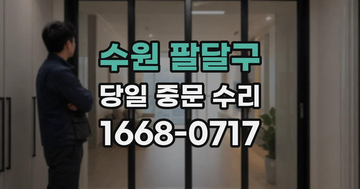 수원 팔달구 당일 중문 수리