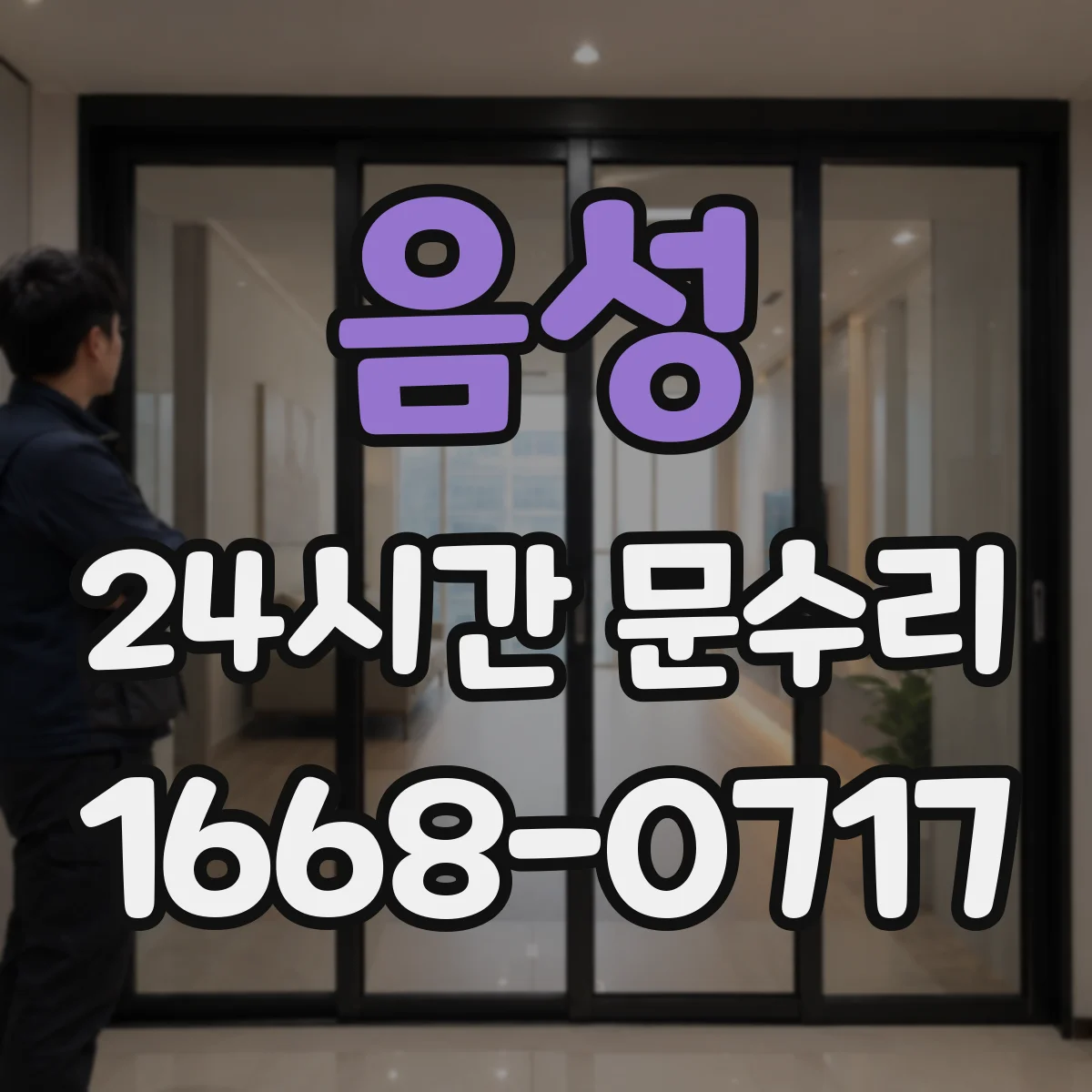 음성 24시간 문수리