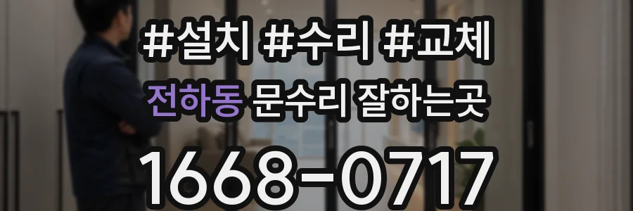 전하동 문수리 잘하는곳