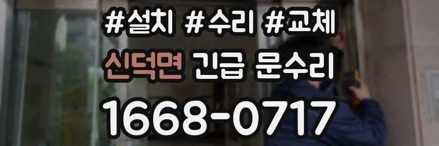신덕면 긴급 문수리