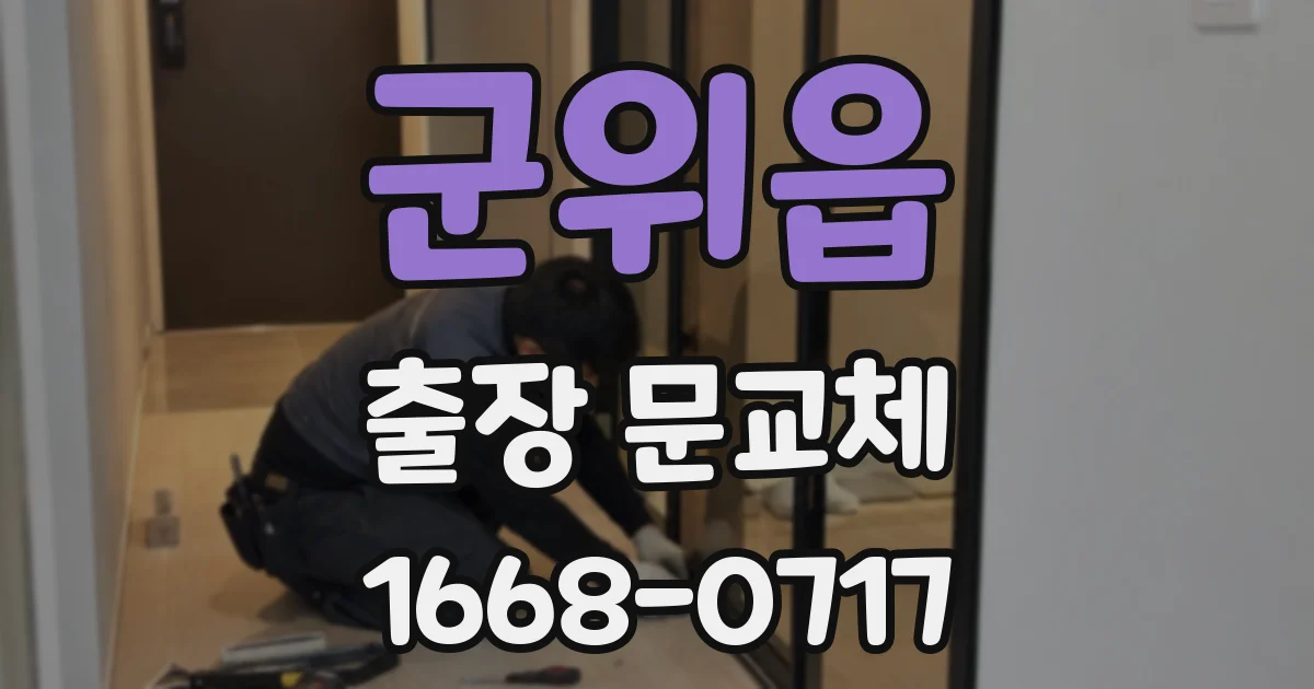 군위읍 출장 문교체
