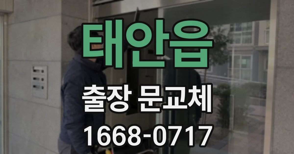 태안읍 출장 문교체