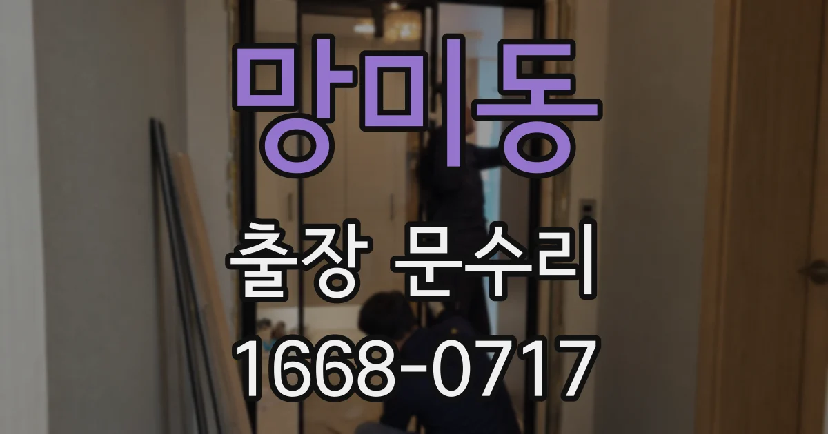 망미동 출장 문수리
