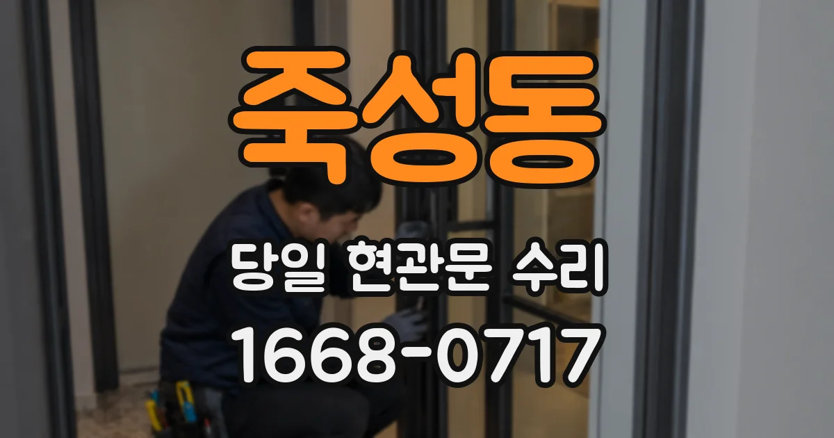 죽성동 당일 현관문 수리