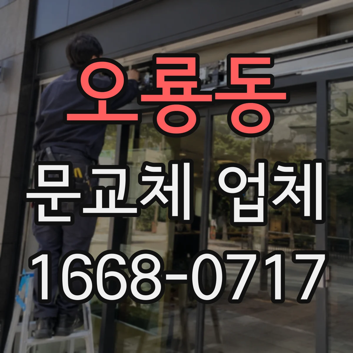 오룡동 문교체 업체