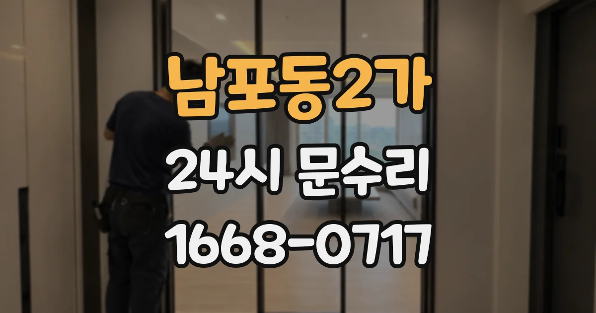남포동2가 24시 문수리