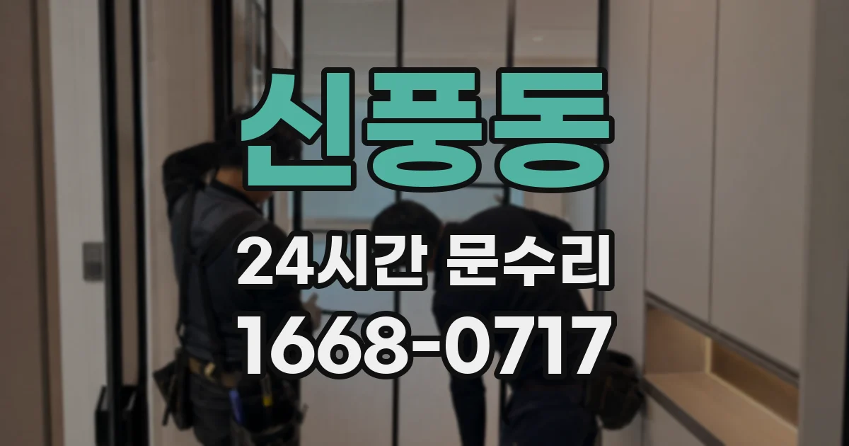 신풍동 24시간 문수리
