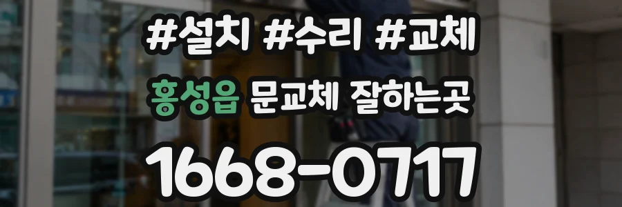홍성읍 문교체 잘하는곳