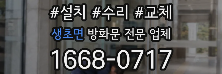 생초면 방화문 전문 업체