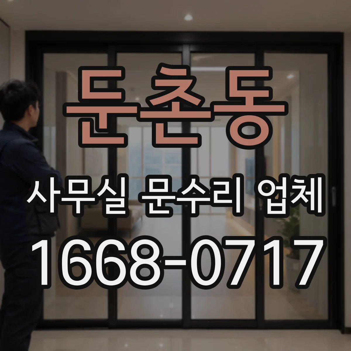 둔촌동 사무실 문수리 업체