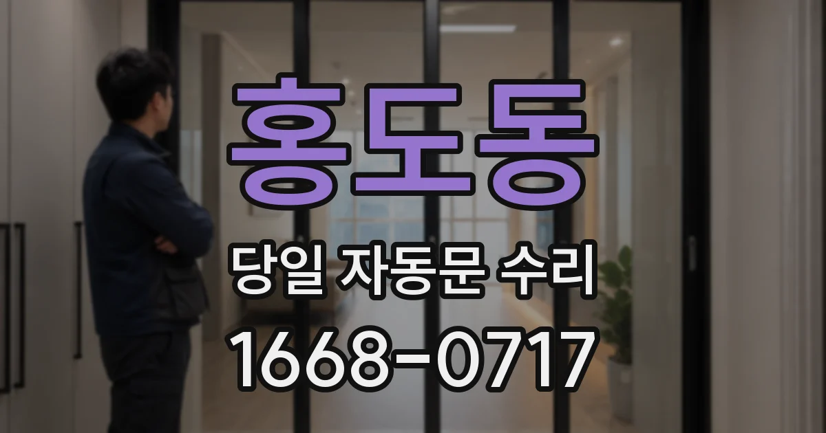 홍도동 당일 자동문 수리