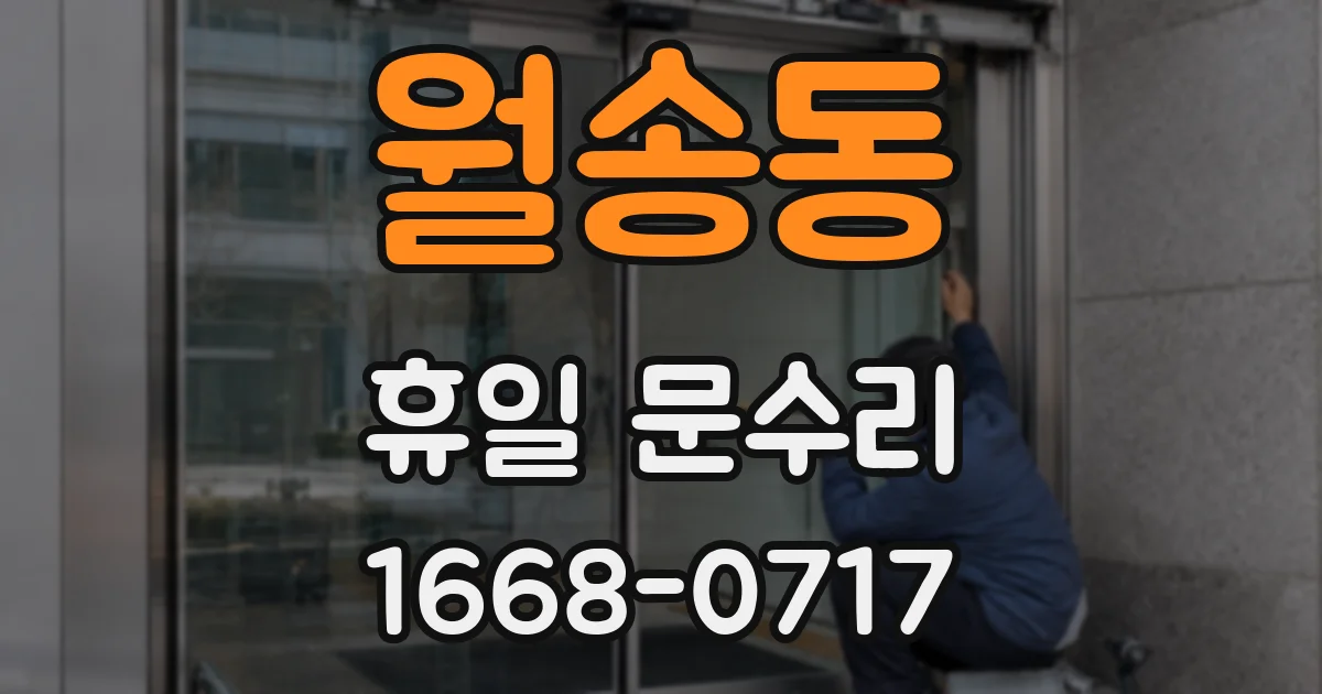 월송동 휴일 문수리