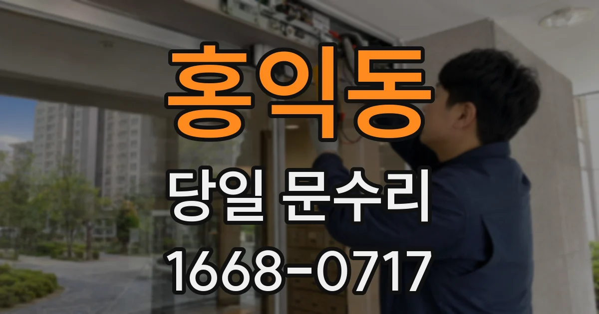 홍익동 당일 문수리