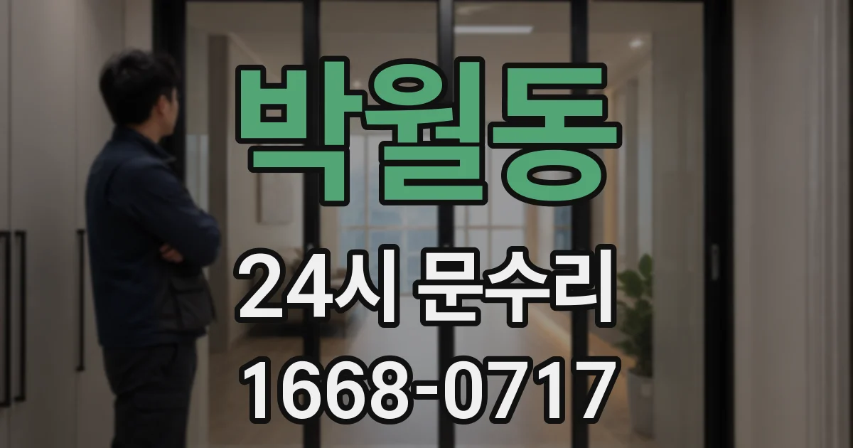 박월동 24시 문수리